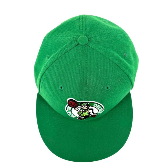 New Era 9Fifty Boston Celtics Green Snapback Hat Adjustable Cap Mens NBL - Picture 9 of 13